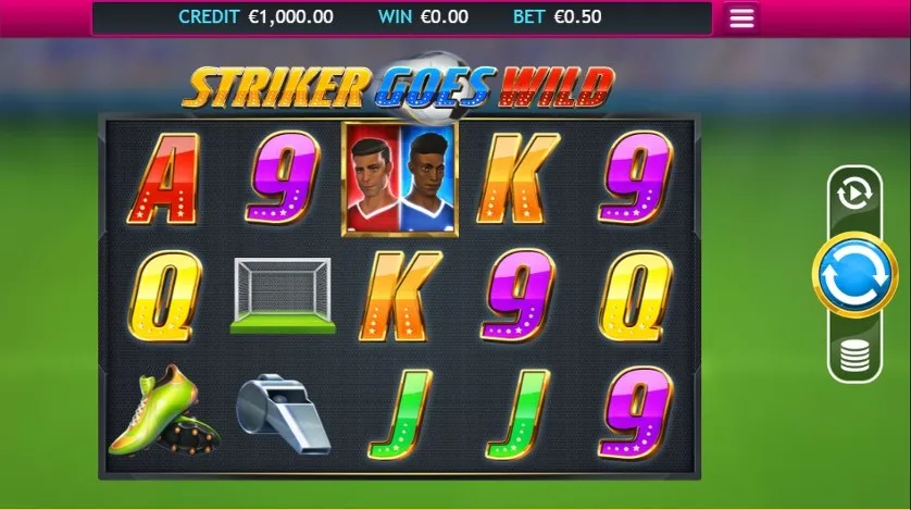 Striker Goes Wild football casino slot